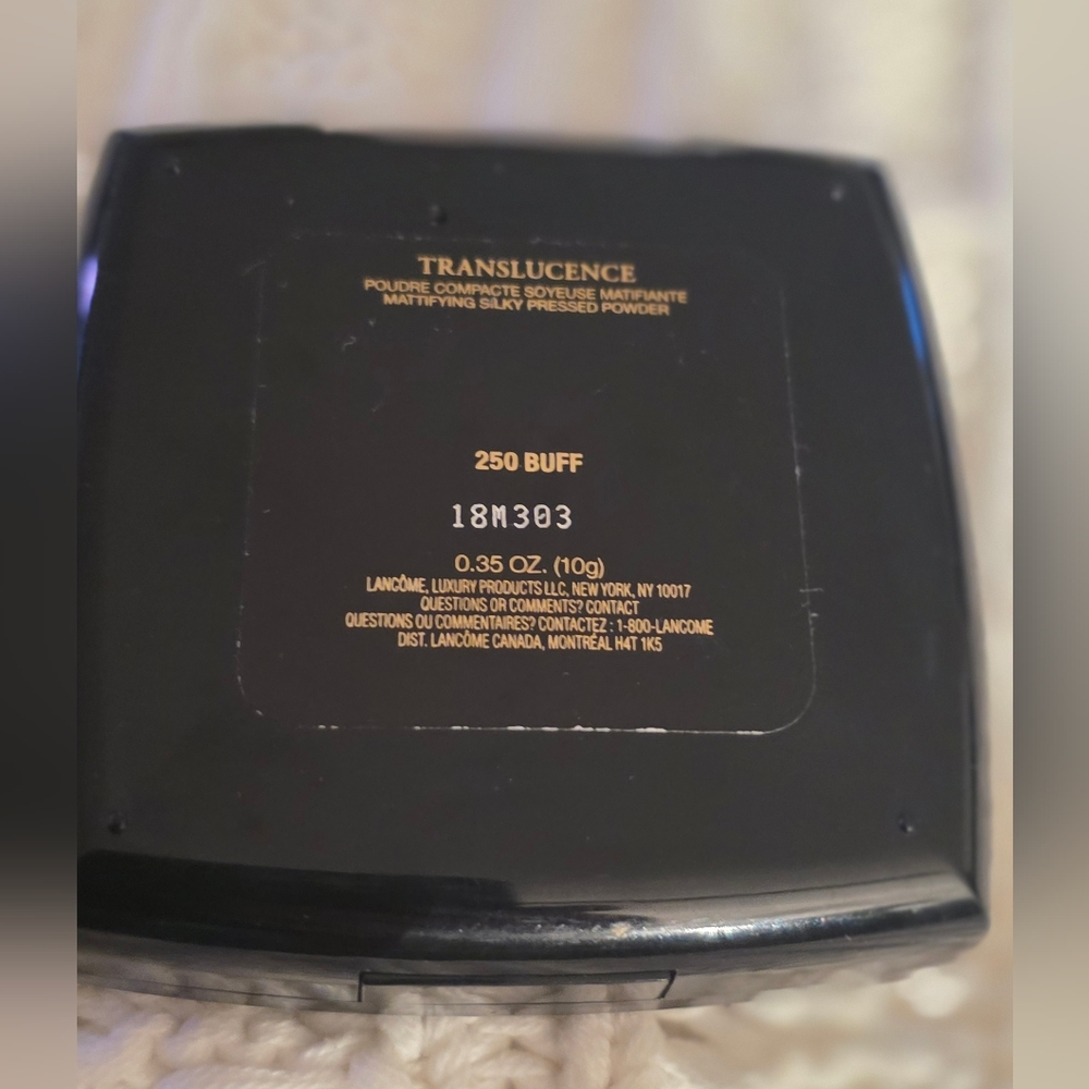 Discontinued LANCOME Translucent silky pressed mattifying powder full size Buff